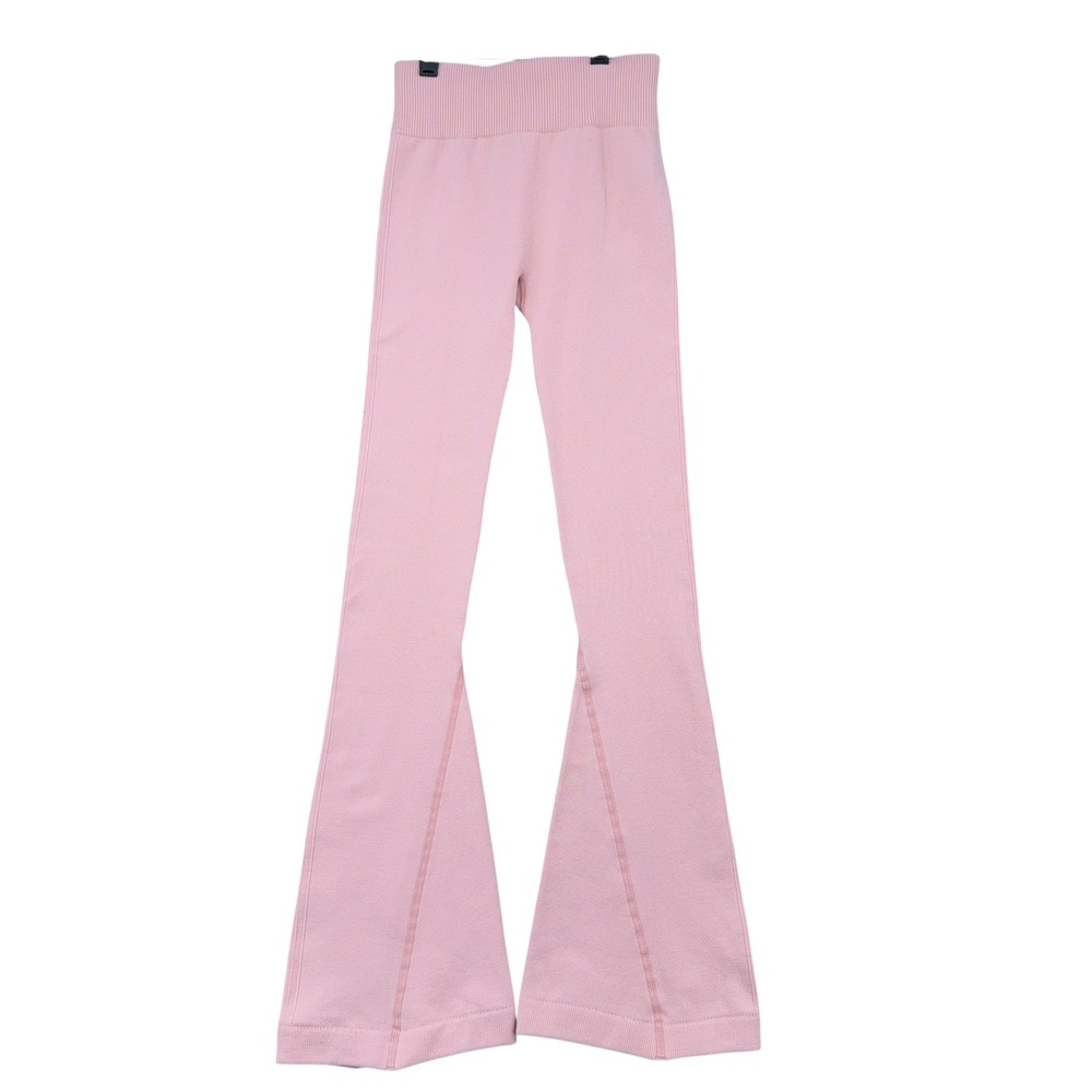 Copper Key Girls‎ Pink Ribbed Waist Flare Leggings Pants Kids Size S M